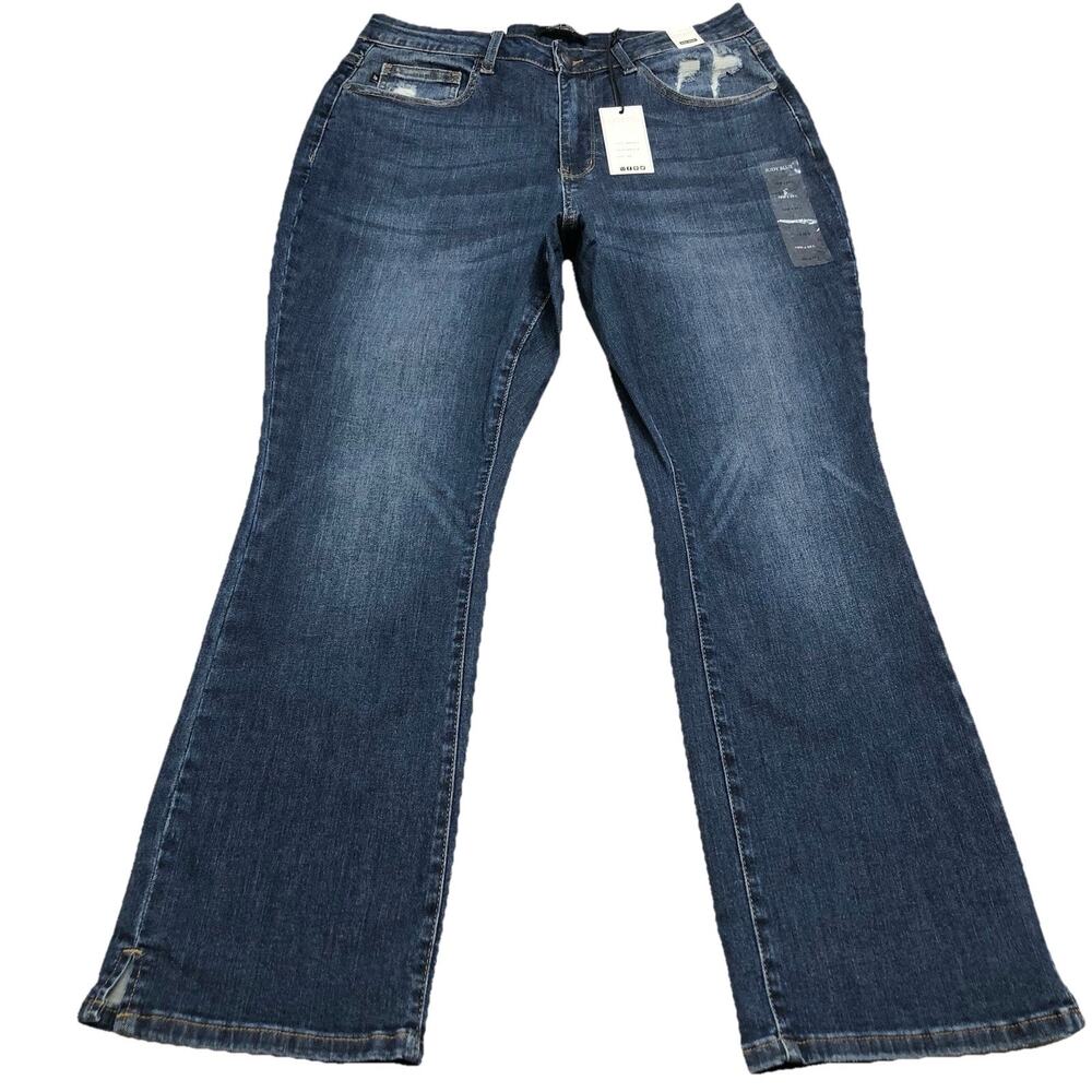 NEW Judy Blue Jeans High Waist Slim BootCut JB88290-S Size 18W X 30 Long